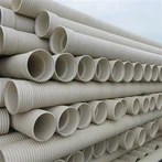 Pajp korrugat tal-ħajt doppju tal-PVC-U